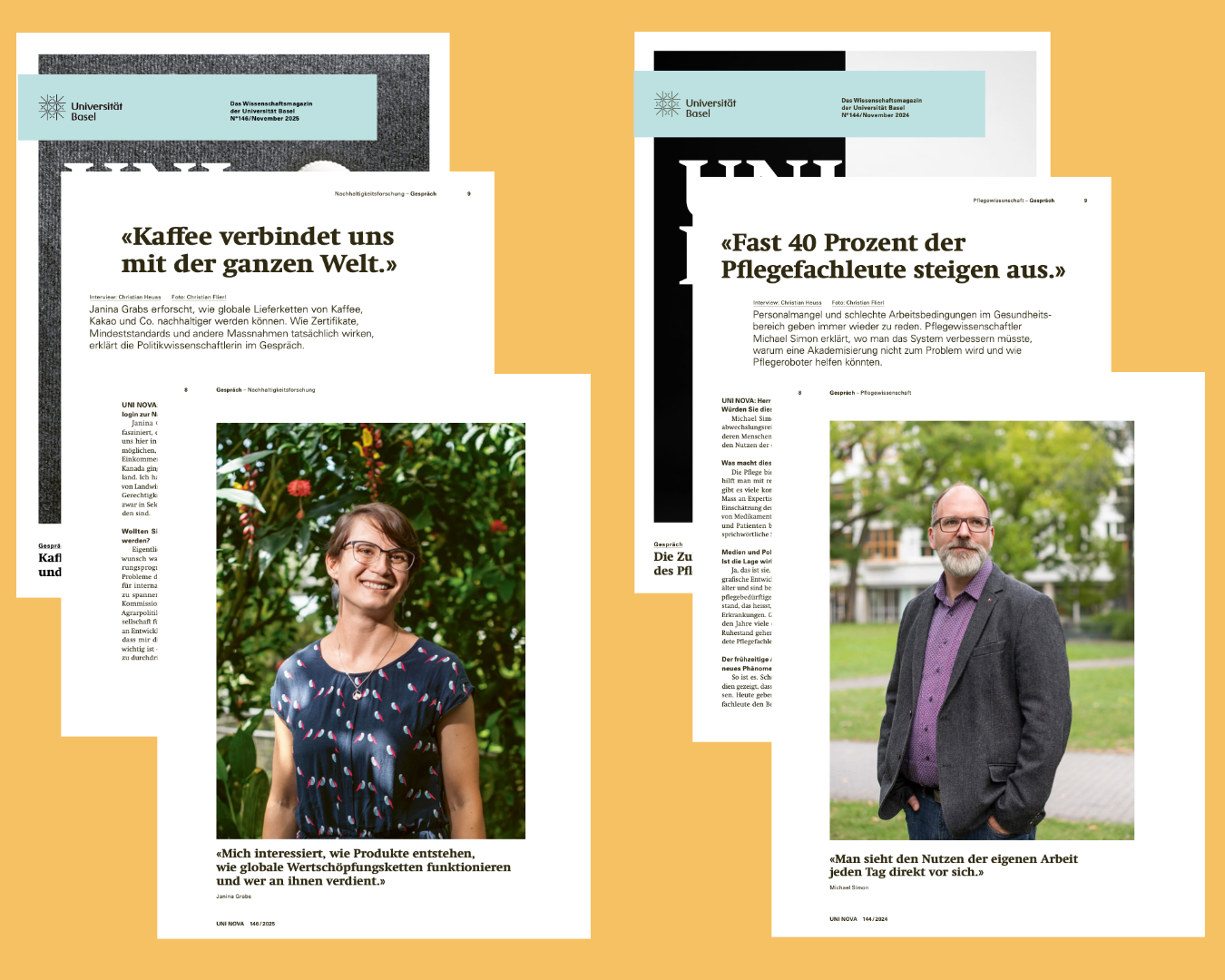 WissensWandler, Texte Gespräche Reportagen